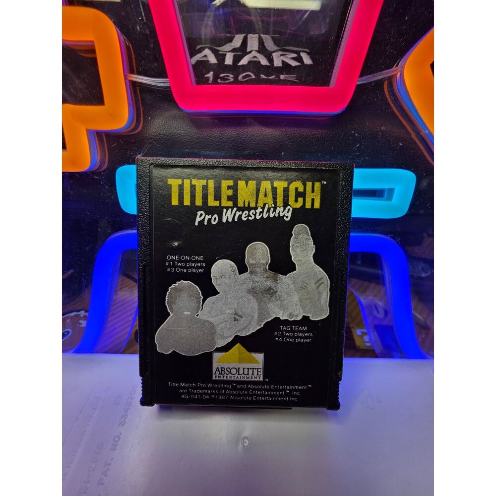 Title Match Pro Wrestling for Atari 2600